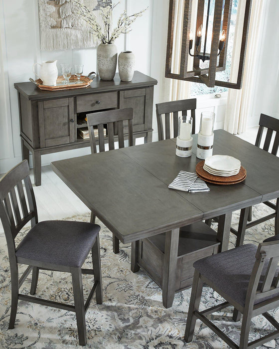 Hallanden Counter Height Dining Extension Table - Abundant Home Collections