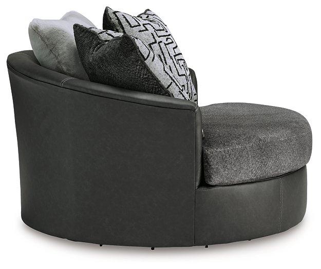Brixley Pier Oversized Swivel Accent Chair - Abundant Home Collections