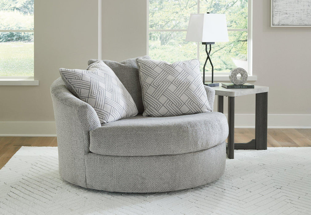 Casselbury Oversized Swivel Accent Chair - Abundant Home Collections
