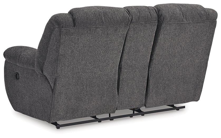 Foreside Reclining Loveseat with Console - Abundant Home Collections