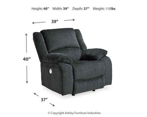 Draycoll Power Recliner - Abundant Home Collections
