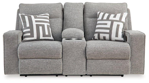 Biscoe Power Reclining Loveseat - Abundant Home Collections