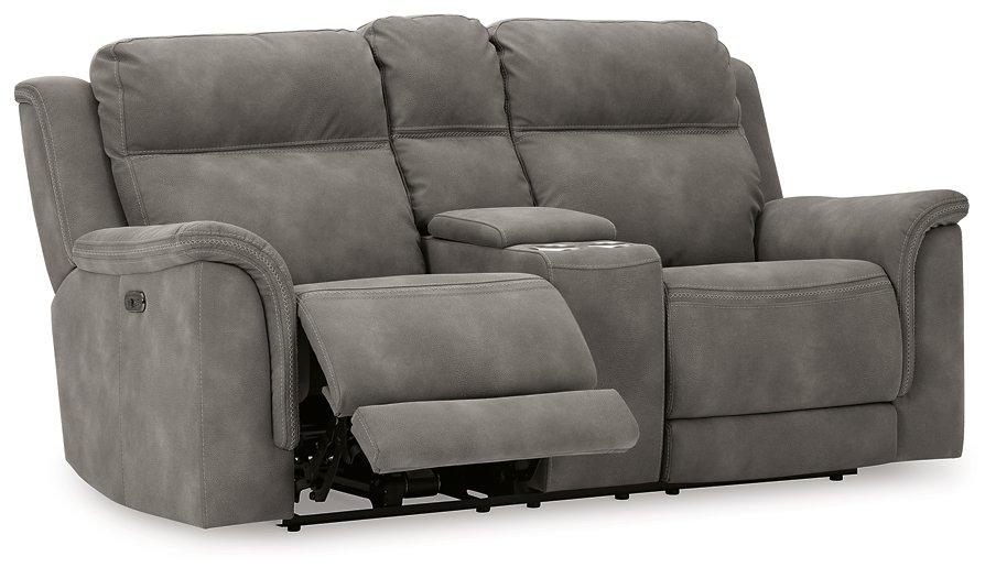 Next-Gen DuraPella Power Reclining Loveseat with Console - Abundant Home Collections