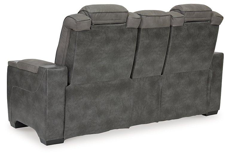 Next-Gen DuraPella Power Reclining Loveseat with Console - Abundant Home Collections