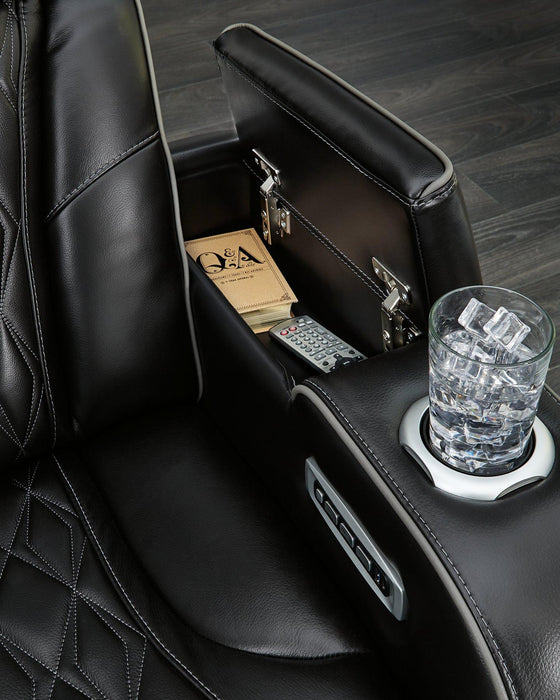 Boyington Power Reclining Loveseat with Console - Abundant Home Collections