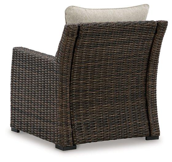 Brook Ranch Outdoor Lounge Chair with Cushion - Abundant Home Collections