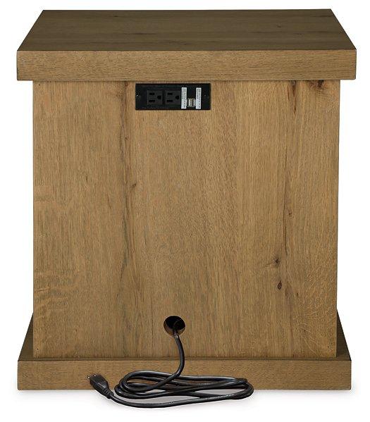 Brinstead Chairside End Table - Abundant Home Collections