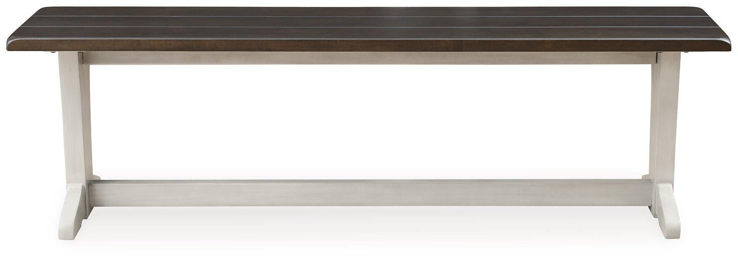 Darborn 62" Dining Bench - Abundant Home Collections