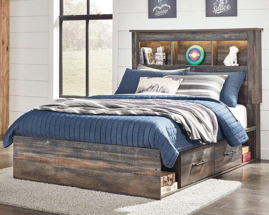 Drystan Youth Bed with 2 Storage Drawers - Abundant Home Collections