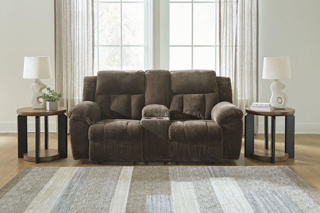 Frohn Reclining Loveseat with Console - Abundant Home Collections