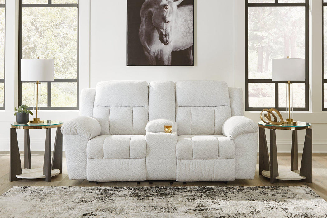 Frohn Reclining Loveseat with Console - Abundant Home Collections