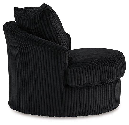 Gramwell Swivel Accent Chair - Abundant Home Collections