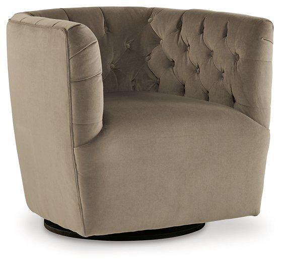 Hayesler Swivel Accent Chair - Abundant Home Collections