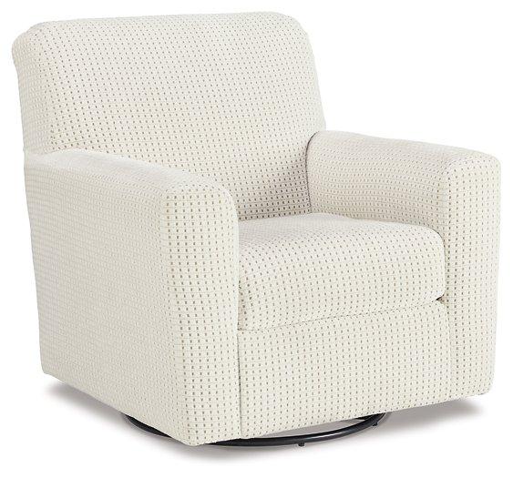 Herstow Swivel Glider Accent Chair - Abundant Home Collections