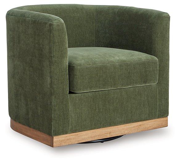 Jersonlow Swivel Accent Chair - Abundant Home Collections