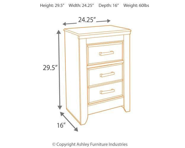 Juararo Nightstand - Abundant Home Collections