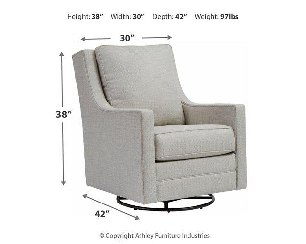 Kambria Swivel Glider Accent Chair - Abundant Home Collections
