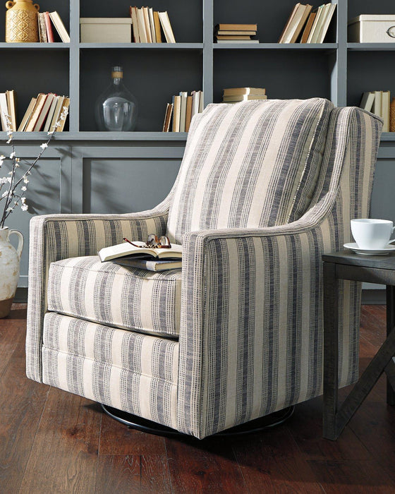 Kambria Swivel Glider Accent Chair - Abundant Home Collections