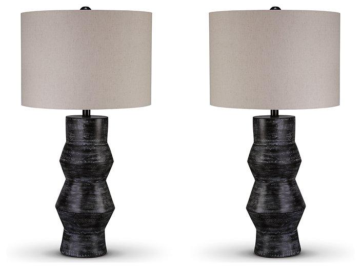 Kerbert Lamp Set - Abundant Home Collections