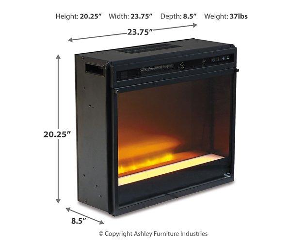 Wildenauer 76" TV Stand with Electric Fireplace - Abundant Home Collections