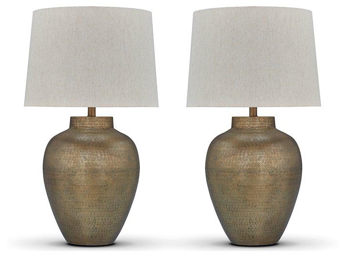 Madney Lamp Set - Abundant Home Collections