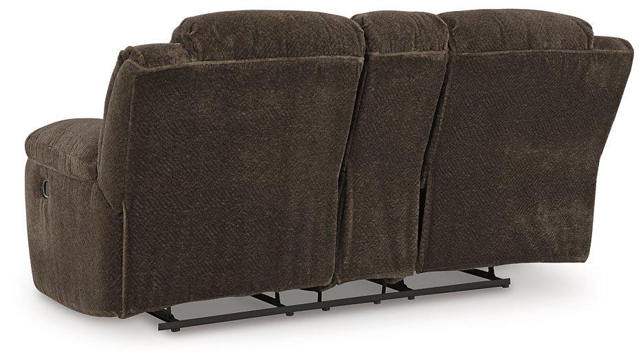 Frohn Reclining Loveseat with Console - Abundant Home Collections