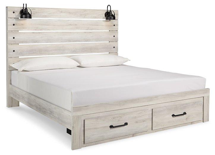 Cambeck Bed with 2 Storage Drawers - Abundant Home Collections