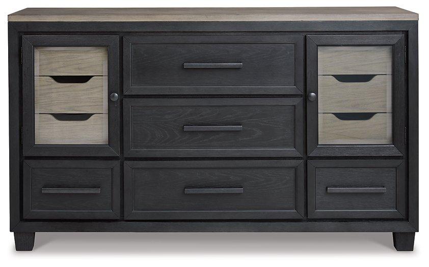 Foyland Dresser and Mirror - Abundant Home Collections