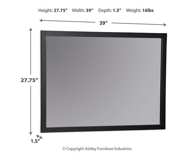 Danziar Bedroom Mirror - Abundant Home Collections