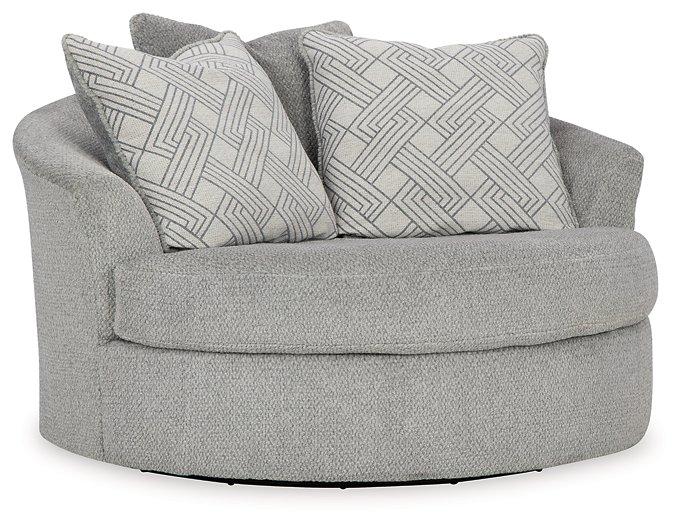 Casselbury Oversized Swivel Accent Chair - Abundant Home Collections