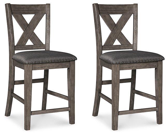 Caitbrook Counter Height Upholstered Bar Stool - Abundant Home Collections