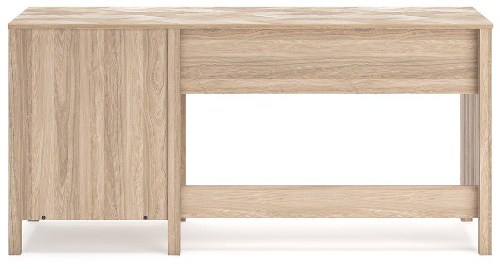 Battelle 60" Home Office Desk with Return - Abundant Home Collections