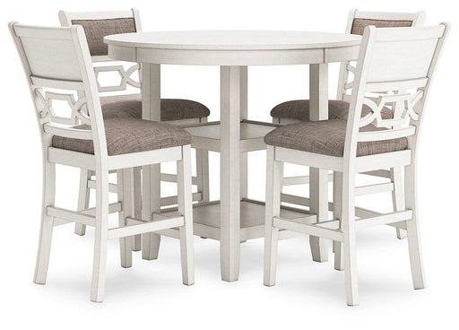Erinberg Counter Height Dining Table and 4 Barstools (Set of 5) - Abundant Home Collections