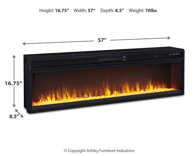 Camdill 80" TV Stand with Electric Fireplace - Abundant Home Collections