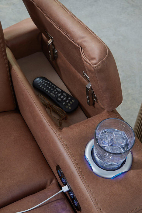 Clean-Slate Power Reclining Sofa - Abundant Home Collections