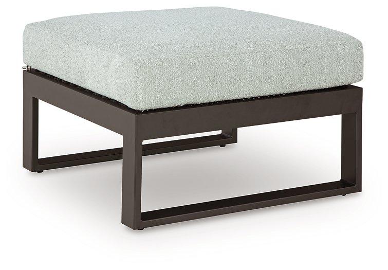 Beachloft Outdoor Ottoman with Cushion - Abundant Home Collections