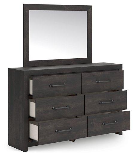 Hollivern Dresser and Mirror - Abundant Home Collections