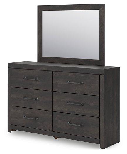 Hollivern Dresser and Mirror - Abundant Home Collections