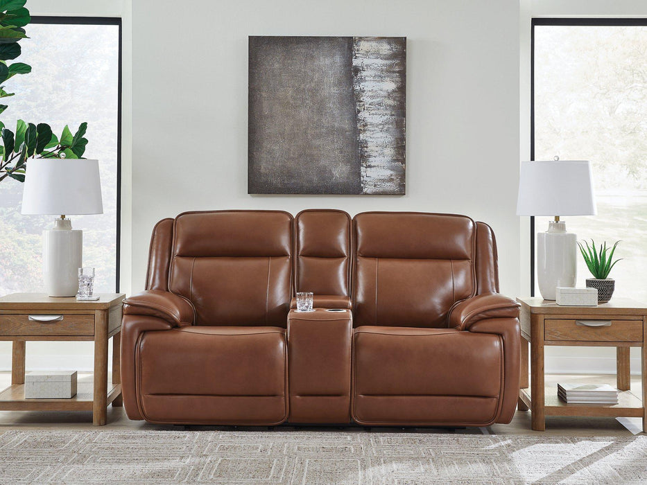 Healy Pier Power Reclining Loveseat with Console - Abundant Home Collections