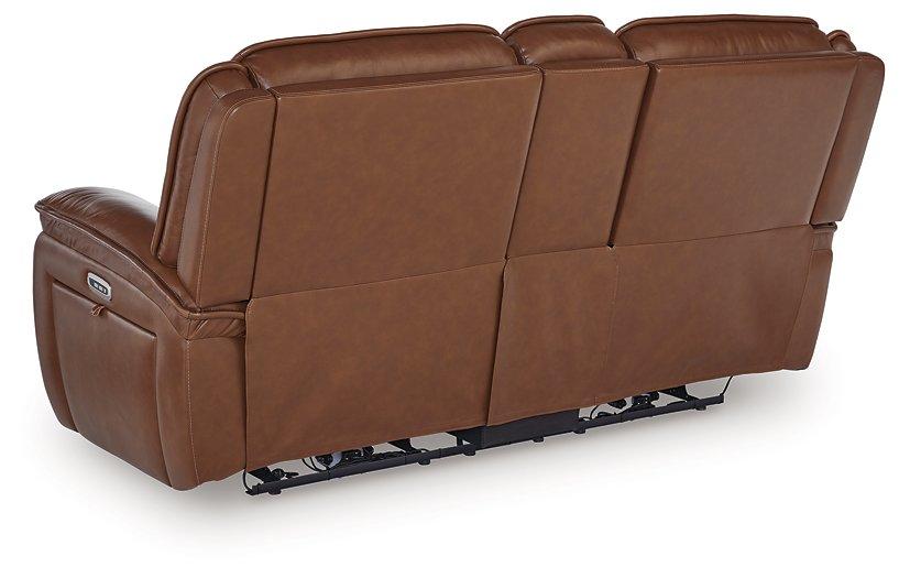 Healy Pier Power Reclining Loveseat with Console - Abundant Home Collections