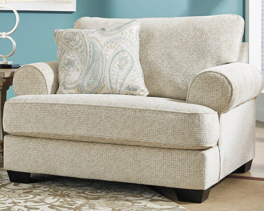 Monaghan Oversized Chair and Ottoman - Abundant Home Collections