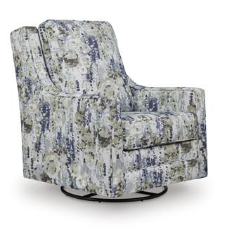 Dustinford Swivel Glider Accent Chair - Abundant Home Collections