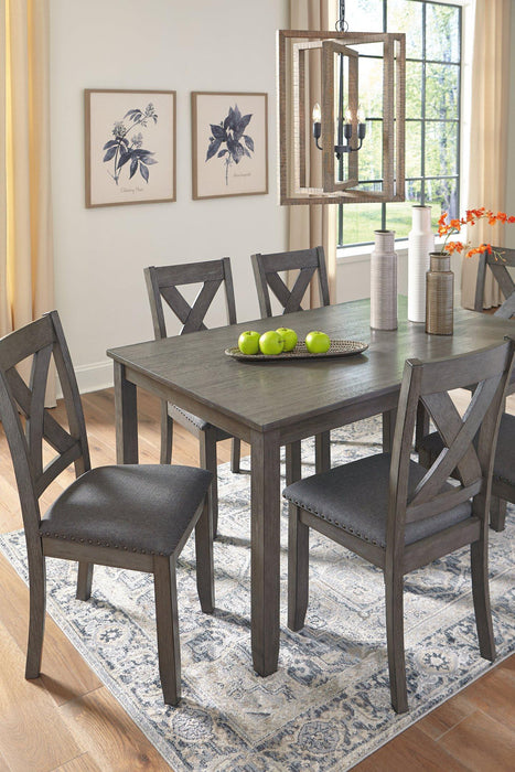 Caitbrook Dining Table and Chairs (Set of 7) - Abundant Home Collections
