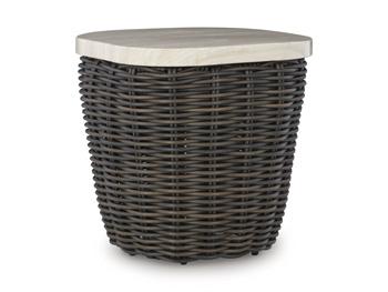Kimora Outdoor End Table - Abundant Home Collections