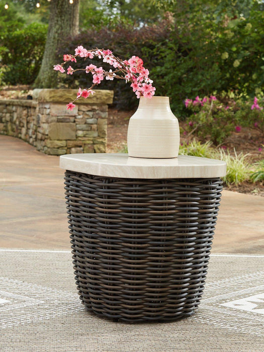 Kimora Outdoor End Table - Abundant Home Collections