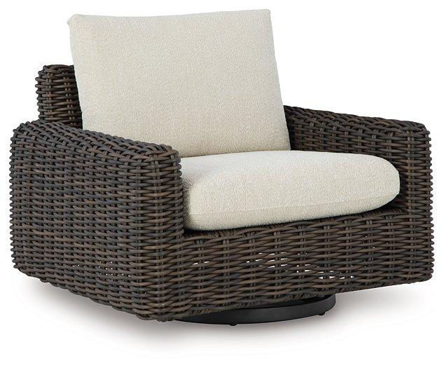 Kimora Outdoor Swivel Lounge Chair - Abundant Home Collections