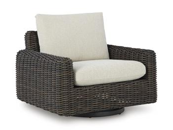 Kimora Outdoor Swivel Lounge Chair - Abundant Home Collections
