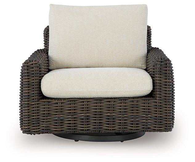 Kimora Outdoor Swivel Lounge Chair - Abundant Home Collections
