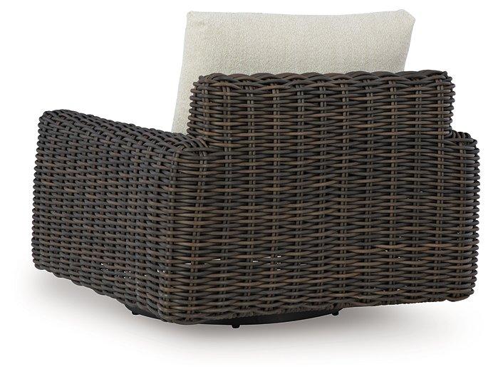 Kimora Outdoor Swivel Lounge Chair - Abundant Home Collections