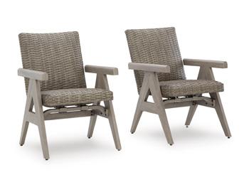 Cliff Trails Outdoor Rocking Arm Chair (Set of 2) - Abundant Home Collections